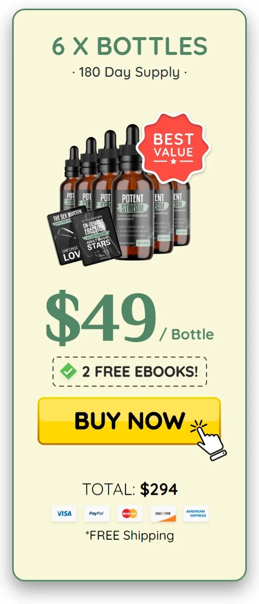 PotentStream™ 6 bottles pricing